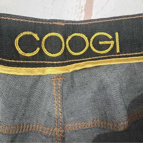 NWT Vintage Y2K Coogi Embroidered Floral Bling Logo Pocket Straight Leg Jeans - Picture 9 of 11